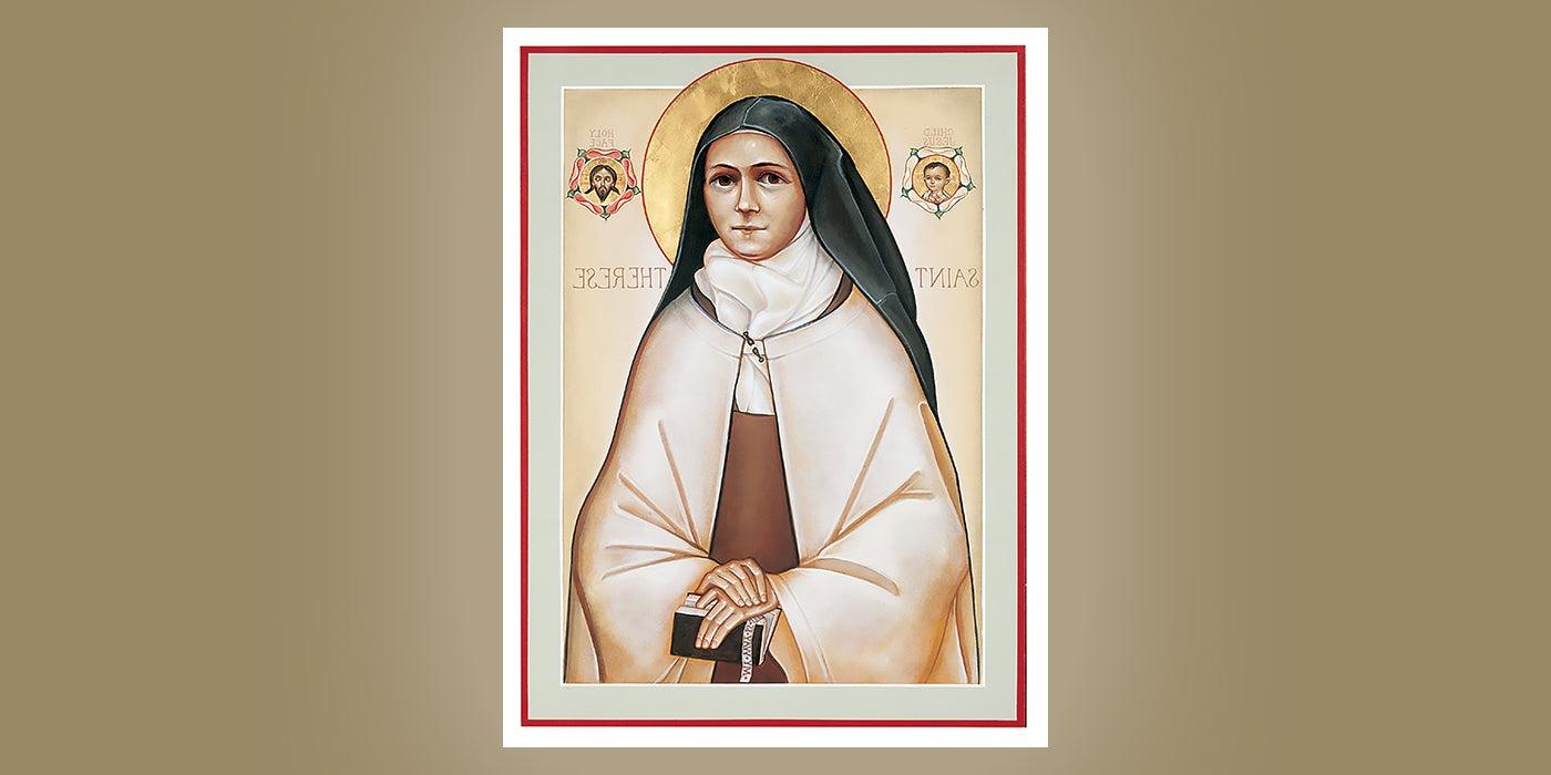 St. Therese of Lisieux by Br. Claude Lane, OSB