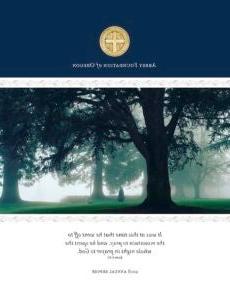 The Abbey Foundation of Oregon 2018 Annual Report cover